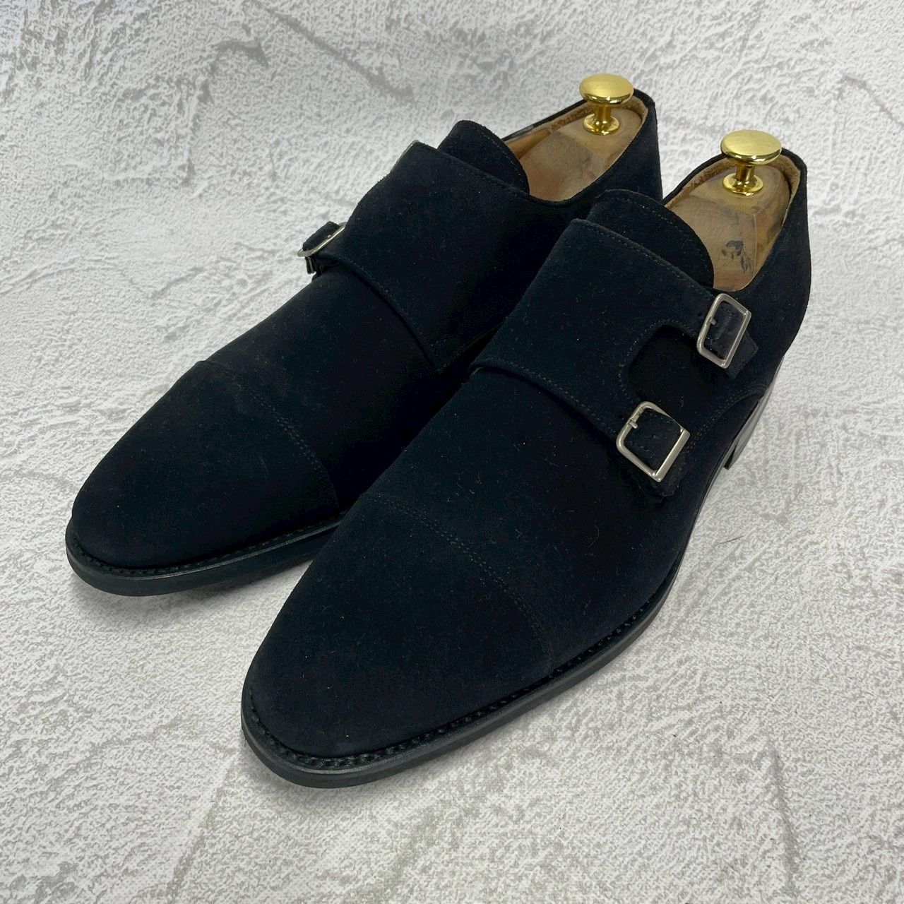美品】Berwick バーウィック 1168 Double Monk Strap ダブルモンク