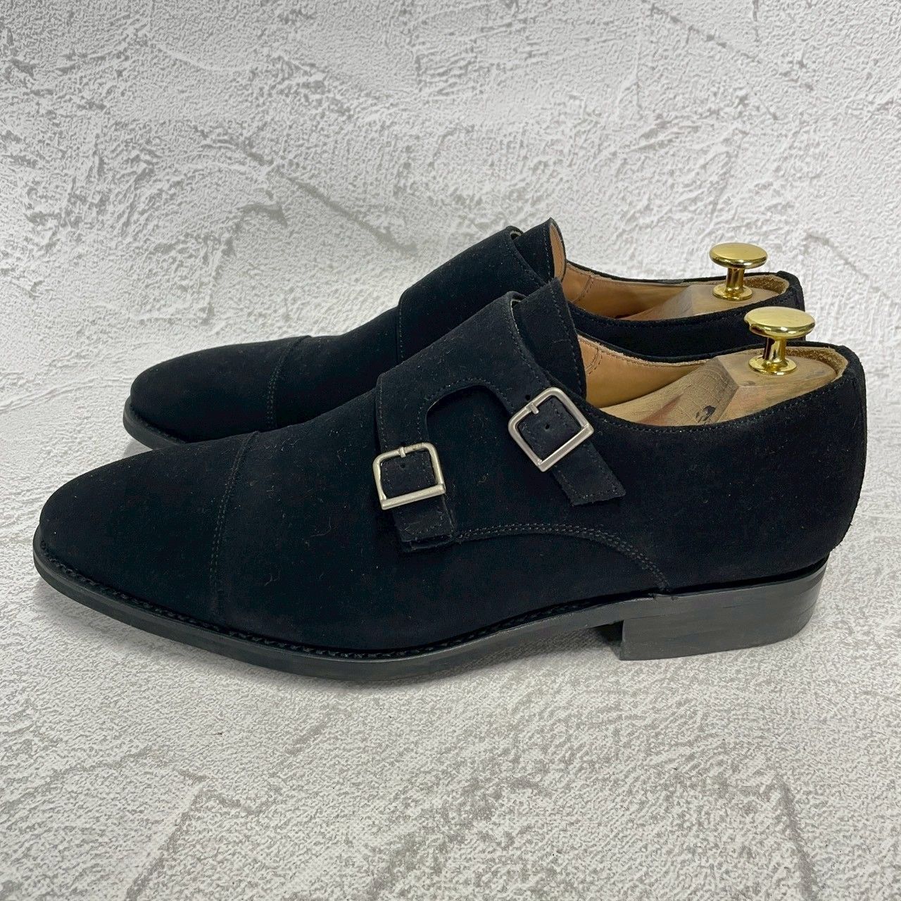美品】Berwick バーウィック 1168 Double Monk Strap ダブルモンク