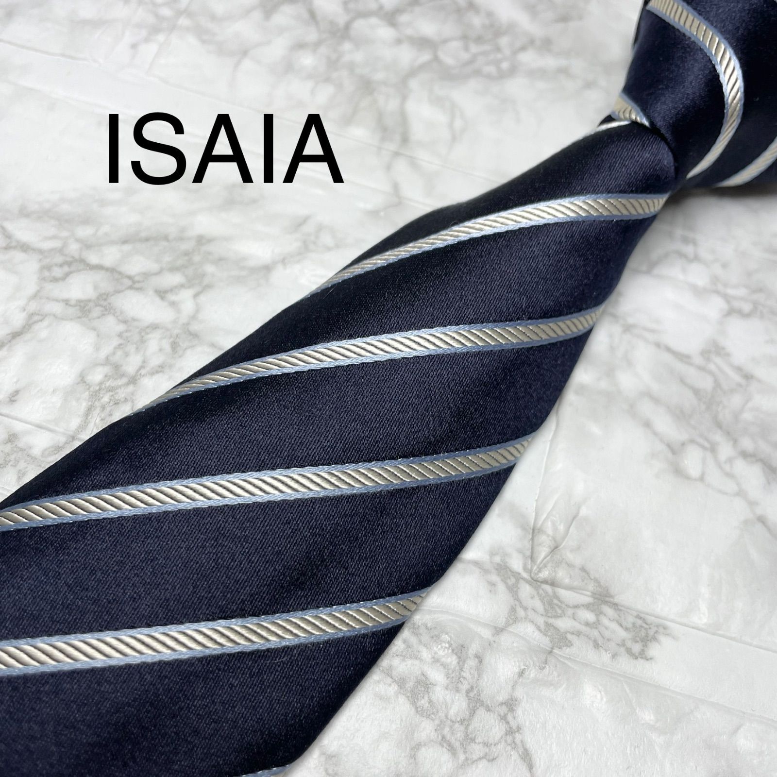 ISAIA イザイア ネクタイ ストライプ スーツ シャツ カフス ビジネスバッグ ジャケット