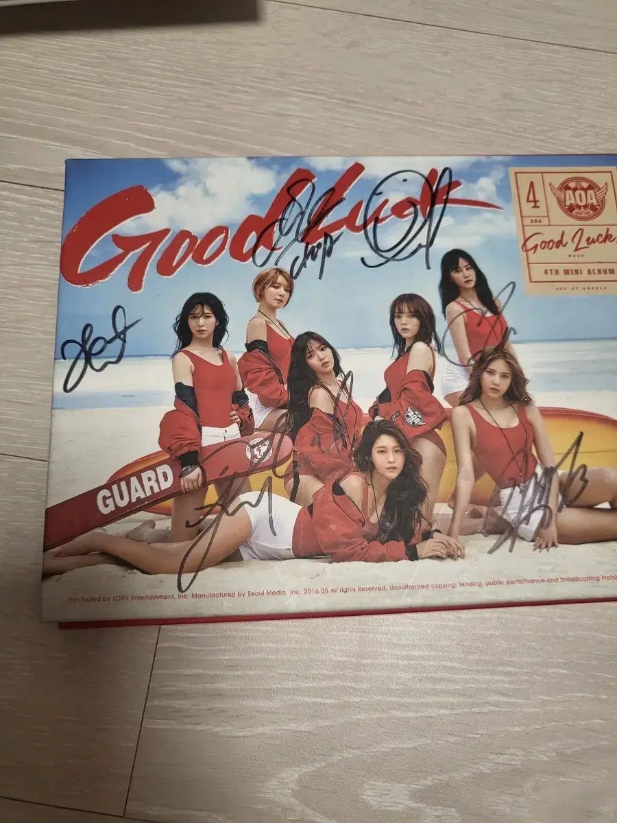 AOA Good Luck アルバム サイン盤
