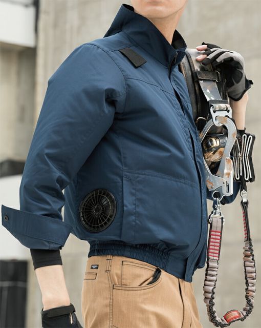 たーみ 種類5：L/11 ネイビー クロダルマ 空調ウェア エアーセンサー【258941