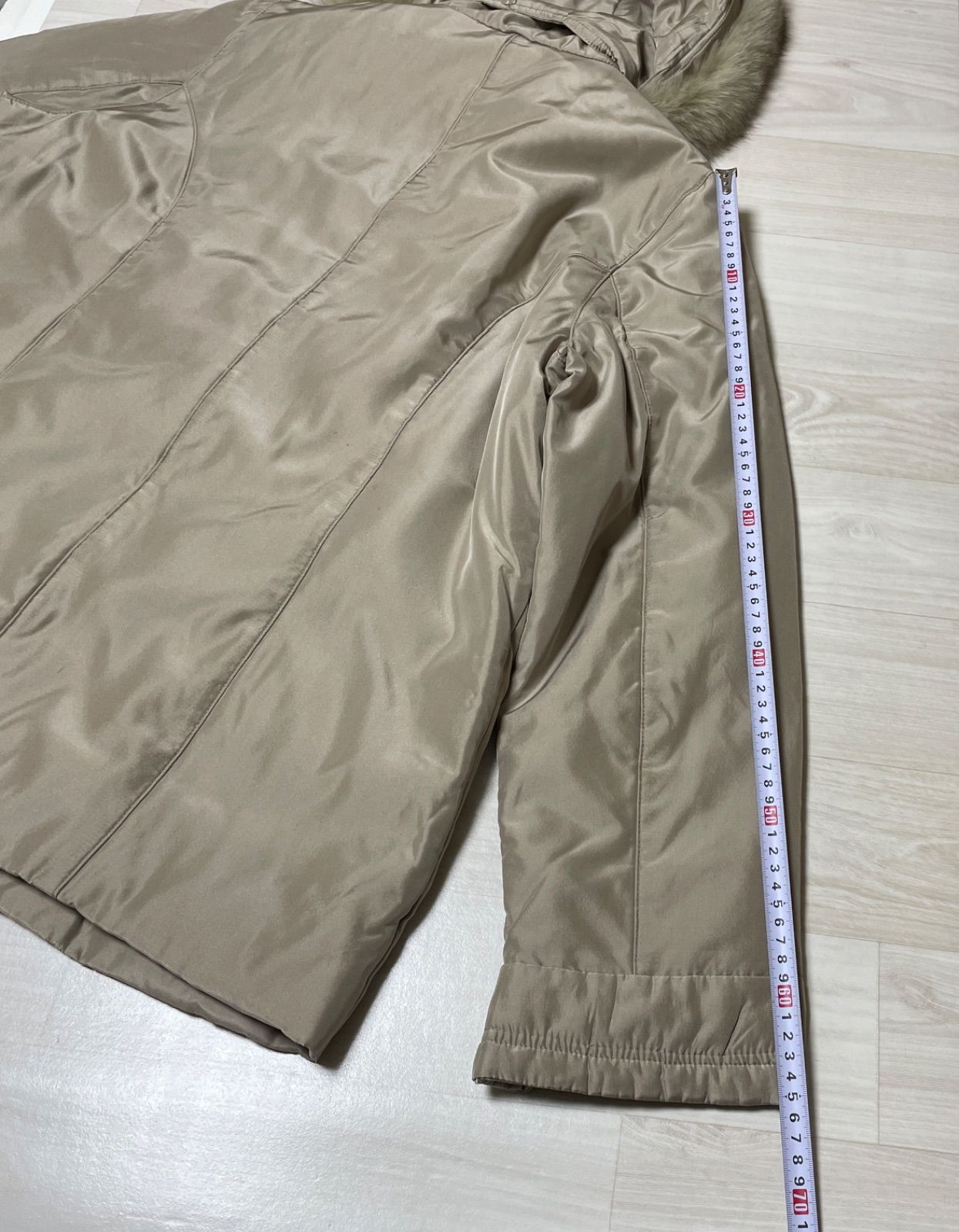 タグ付未使用❗️BALMAN シルク3way ダウンブルーフォックスL ブラック