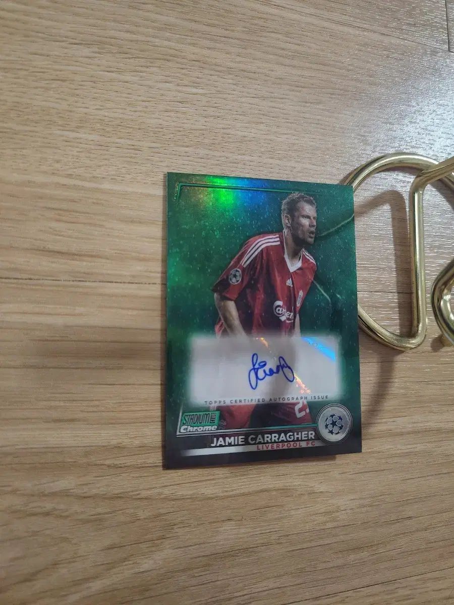 23トップス スタジアムクラブ クロム 99 リヴァプール ジェイミー キャリック サイン オート