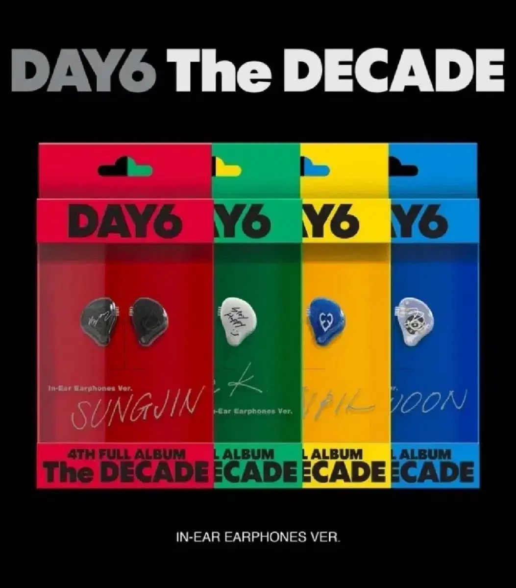 DAY6 デイシックス インイヤー 4個 まとめ