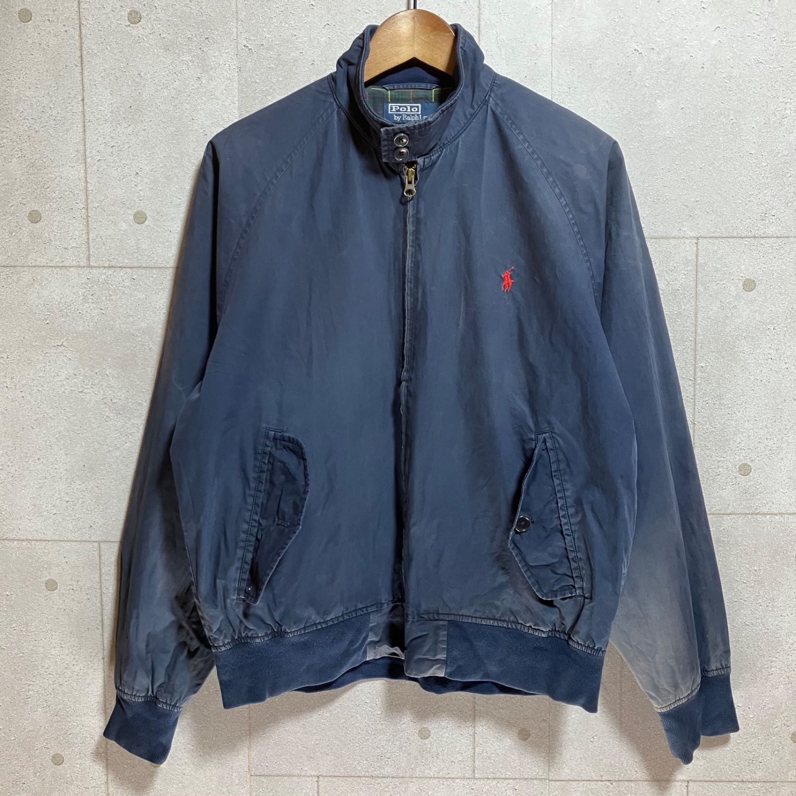 【美品】ポロバイラルフローレン スウィングトップ ブルゾン ジャケット 90s 90s Polo by Ralph Lauren ポロバイラルフローレン 本革 スウィング