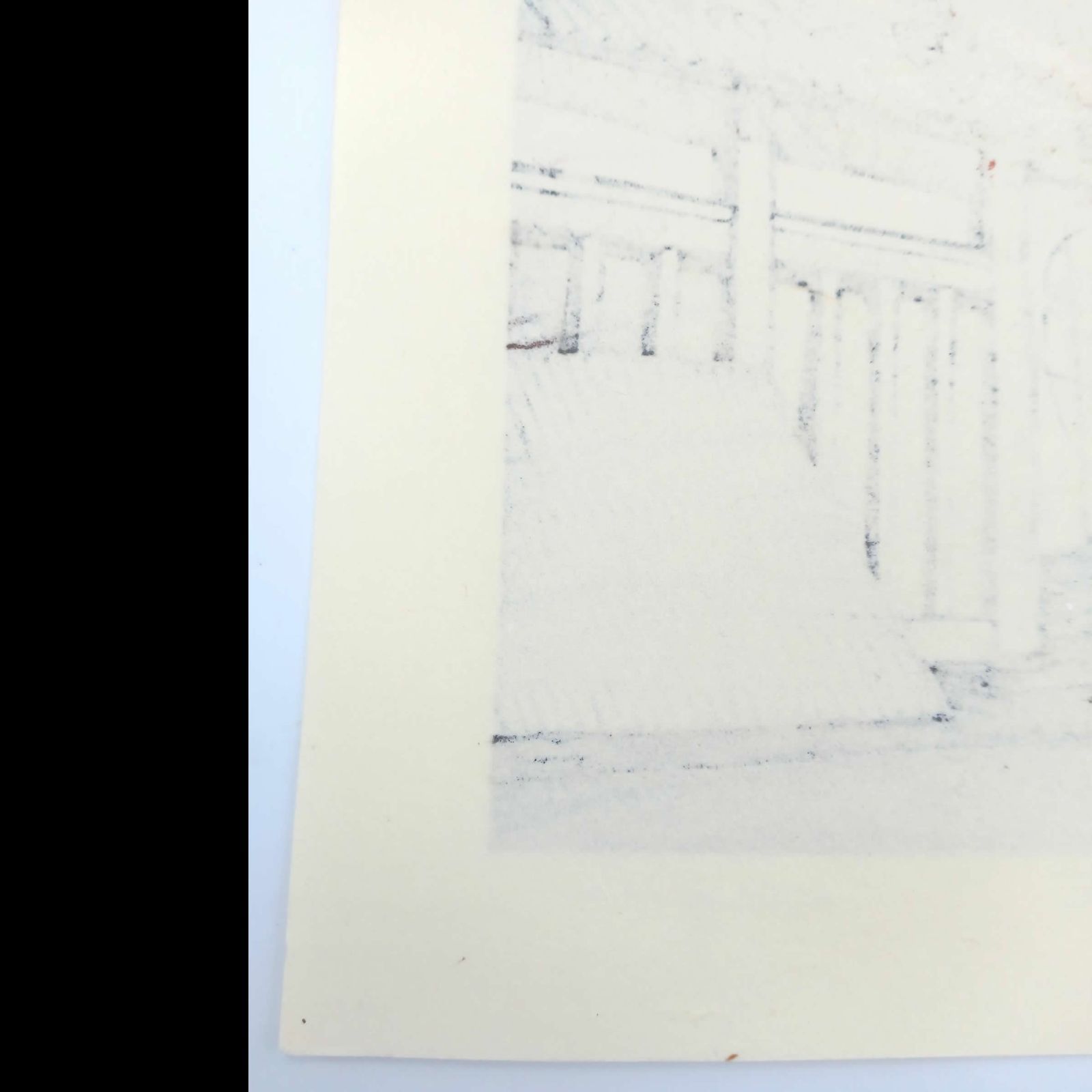 真作]創作版画 西嶋勝之先生木版画「六花」サインあり 無限定 ☆送料