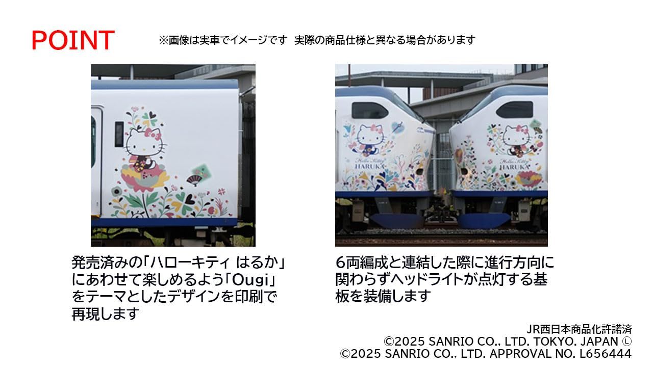 トミーテック TOMIX Nゲージ JR 281系 ハローキティ はるか Ougi 増結セット 鉄道模型 電車 97208