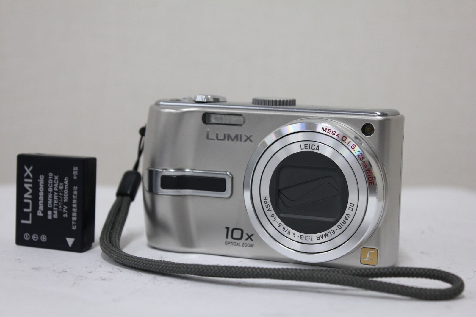 返品保証】 パナソニック Panasonic LUMIX DMC-TZ3 10x バッテリー付き 