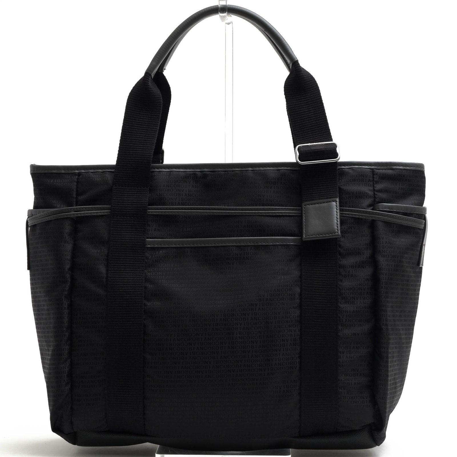 オロビアンコ ナイロン レザー トートバッグ メンズ ベージュ　美品　ビジネス オロビアンコ／orobianco バッグ トートバッグ 鞄 ハンドバッグ メンズ