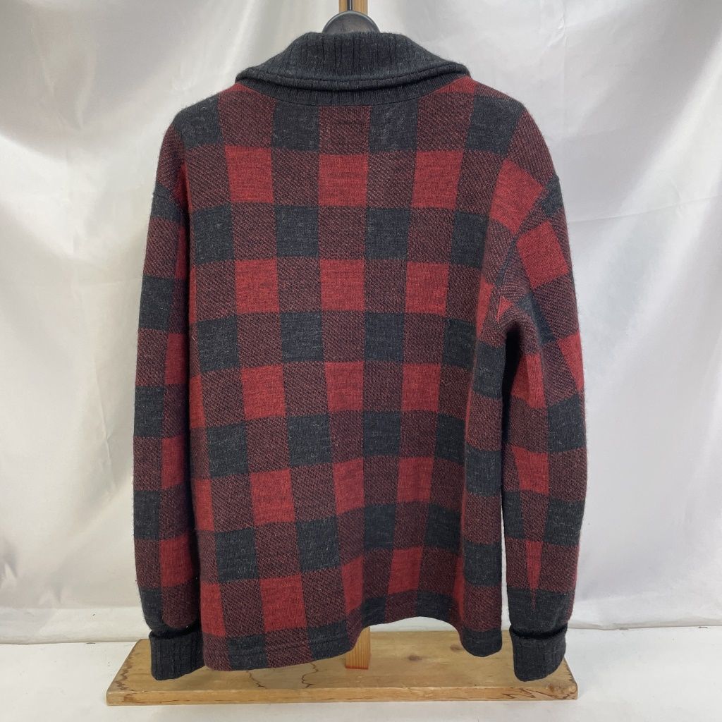 THE FLAT HEAD フラッドヘッド ウール チェック ジップ ジャケット size 36 #46609 アメカジ ブロックチェック ネルシャツ FN-SNR-101L | THE FLAT HEAD