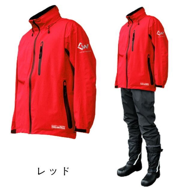 種類17：チャコールグレイ/4L CUC COVER WORK ストレッチ レインウェア