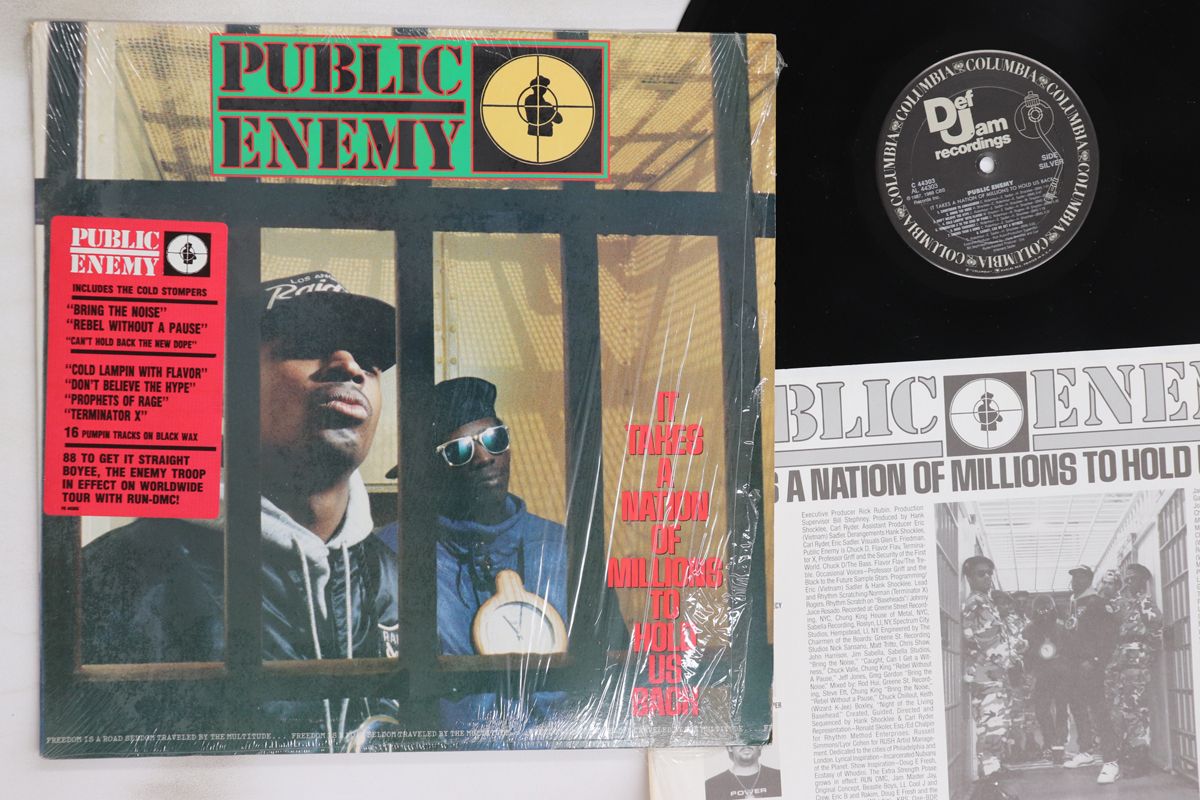米LP Public Enemy It Takes A Nation Of Millions To H Us Back C44303 DEF JAM 00260