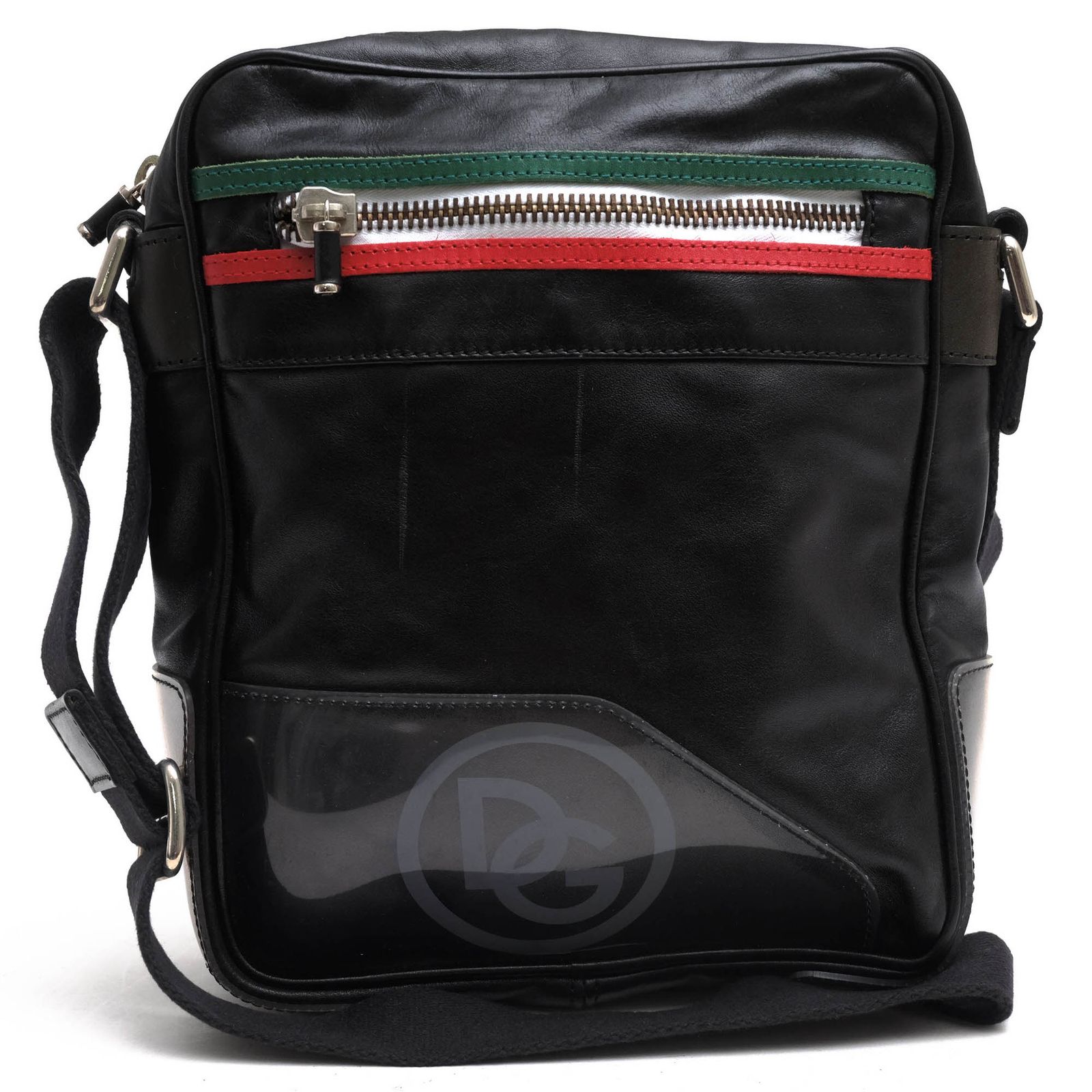 DOLCE&GABBANA ショルダーバッグ レザー ドルガバ バッグ 希少 DG 