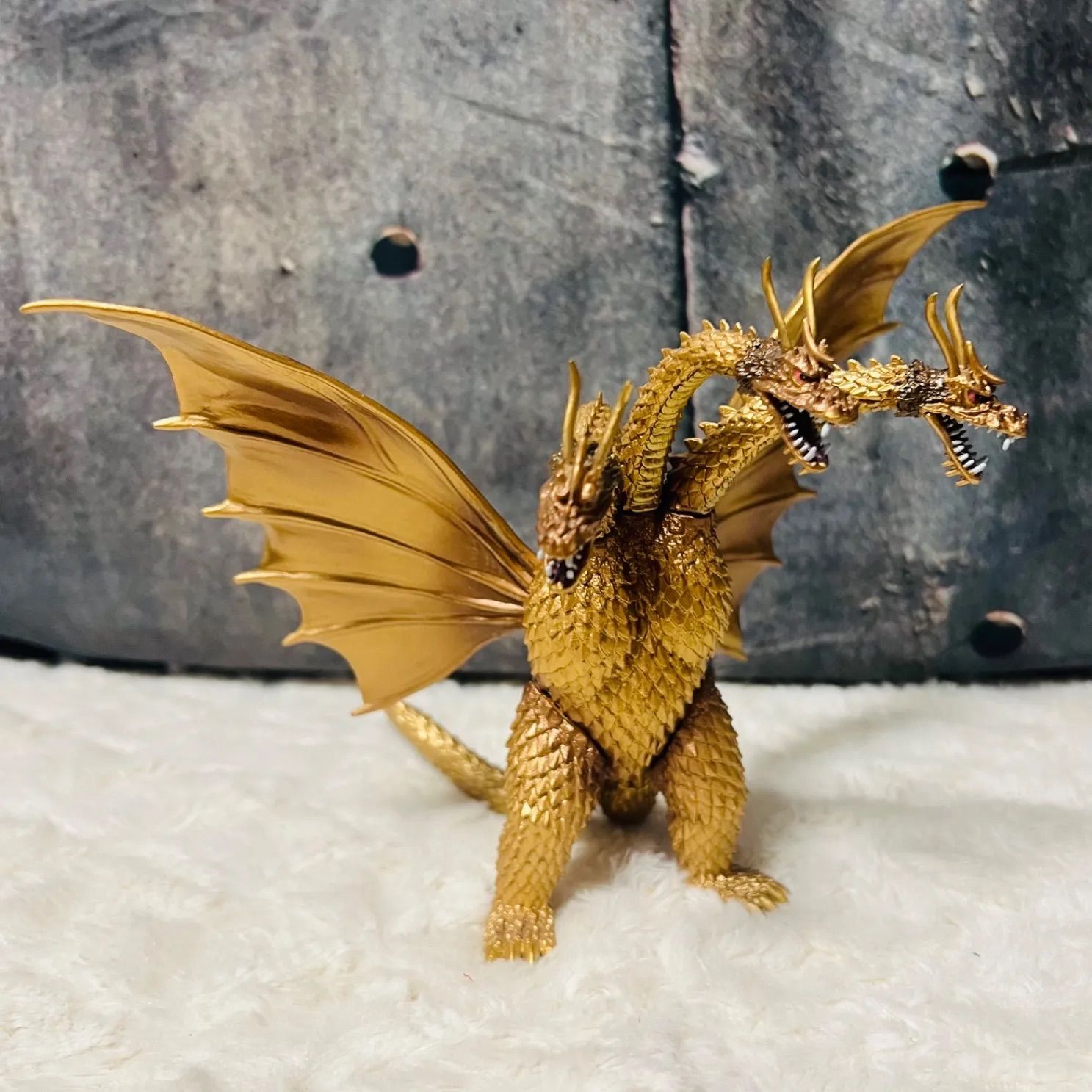 東宝怪獣コレクション　デアゴスティーニ　フィギュア キングギドラ 2種 デアゴスティーニ 東宝怪獣コレクション キングギドラ2種 フィギュア