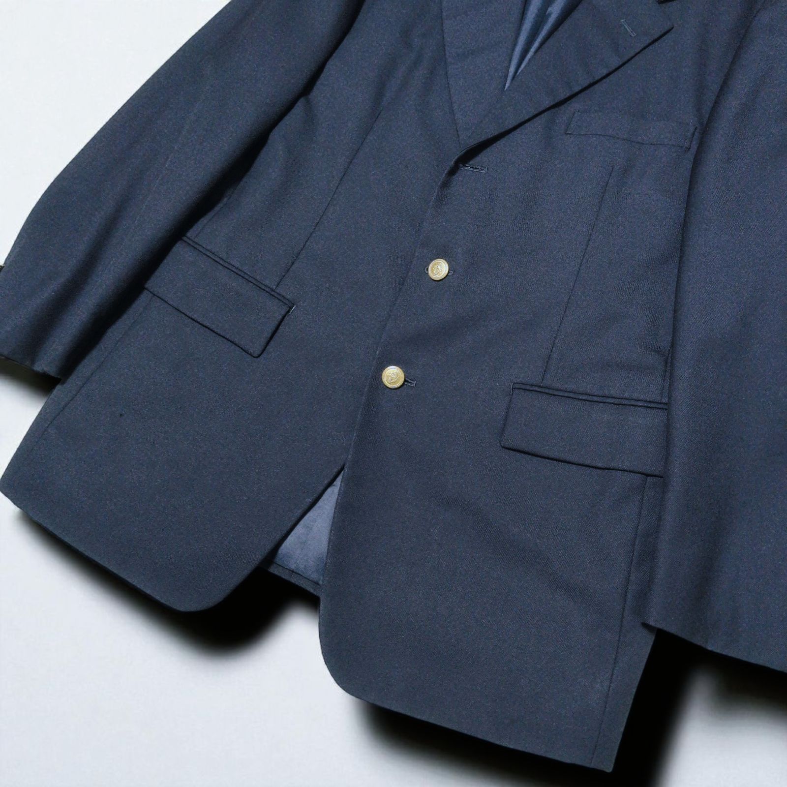 紺ブレ/L相当】Baker St. ベイカーストリート テーラードジャケット 紺