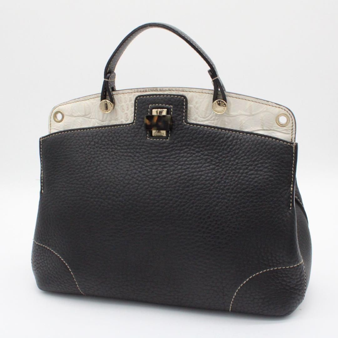 FURLA パイパールクス ハンドバッグ セミショルダーバッグ