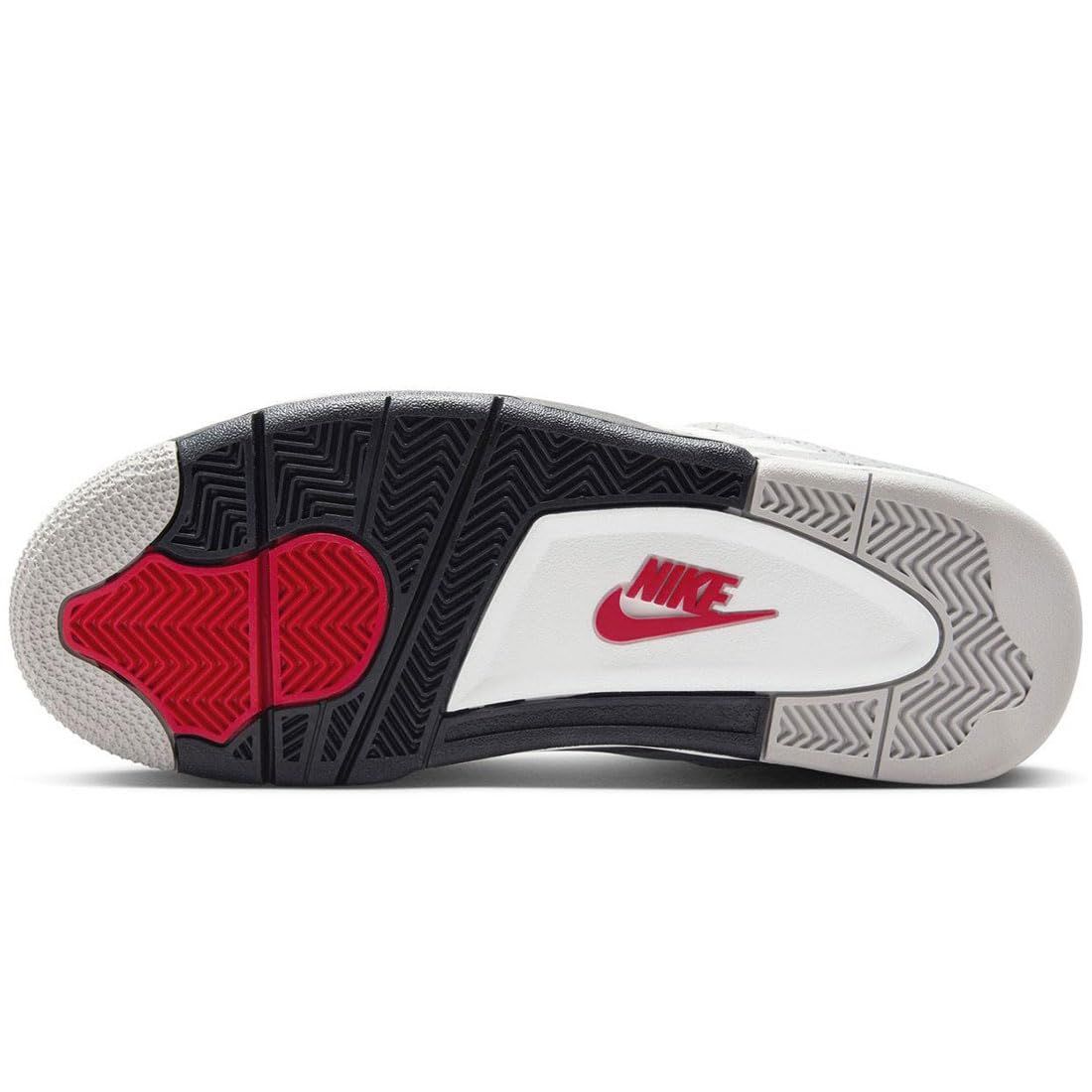  ナイキ エア ジョーダン 4 レトロ AIR JORDAN RETRO サミットホワイト ファイアレッド ブラック FV 5029-100 25.0 cm その他 陸上競技