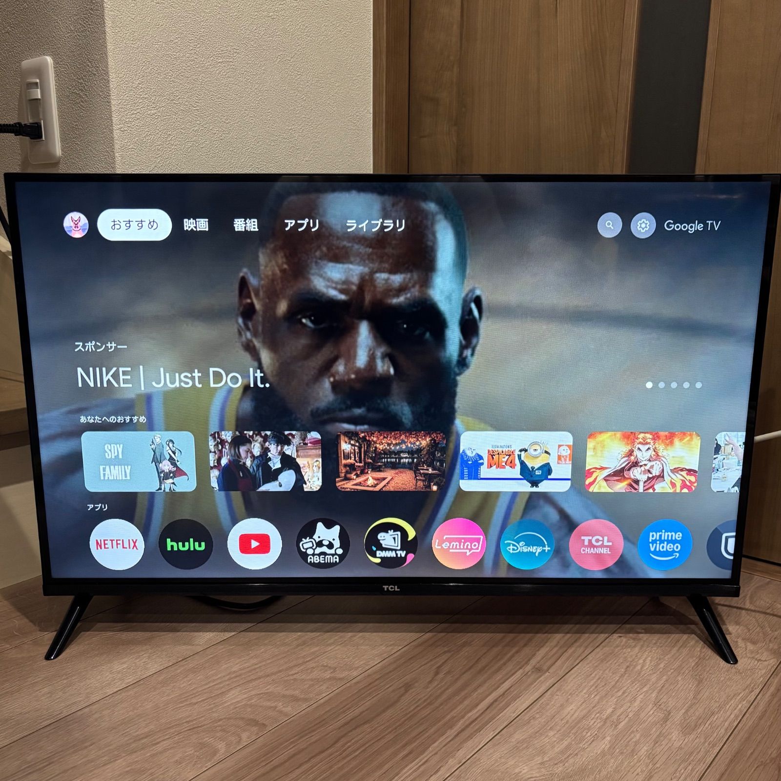 2025年製TCL 32インチ フルハイビジョン スマート液晶テレビ 32S5400