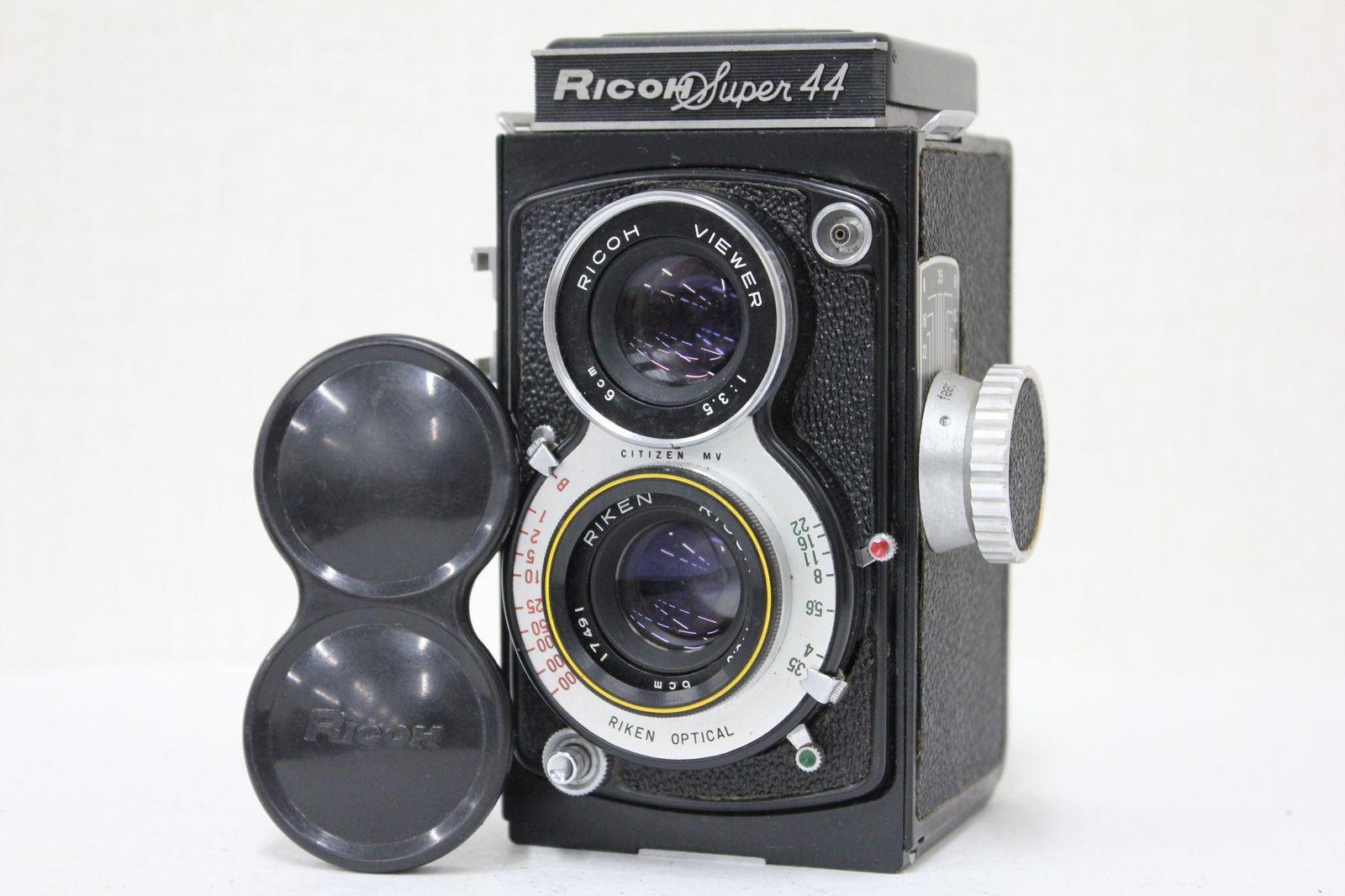 品 リコー Ricoh Super 44 RIKEN 6cm F3.5 二眼カメラ e3560