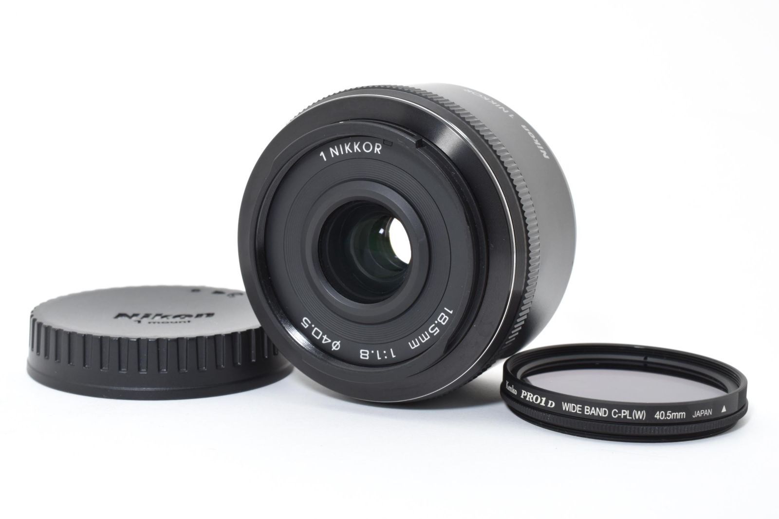 返品保証】☆良品☆ ニコン1 NIKON 1 NIKKOR 18.5mm F1.8 フィルター