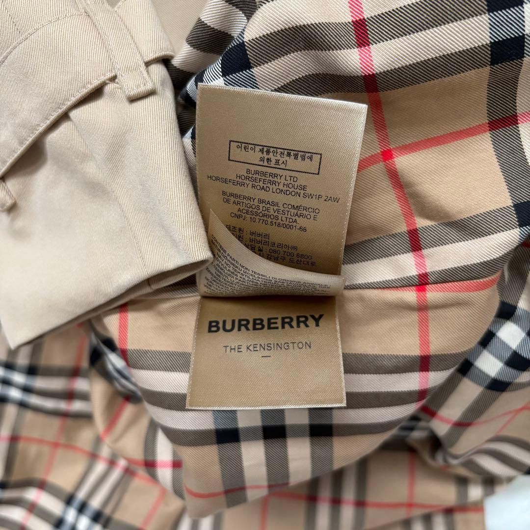 現行・極美 BURBERRY THE KENSINGTON トレンチコート 36 ミッド