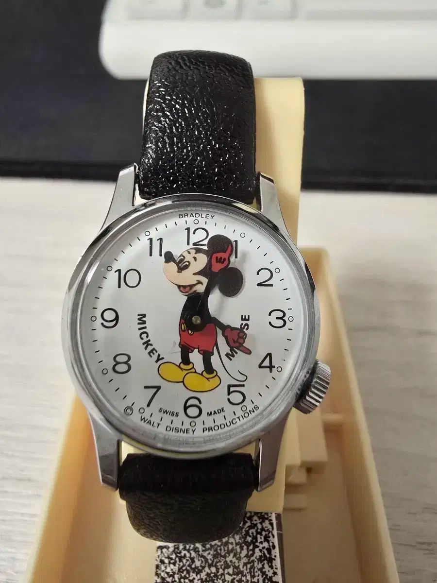 ブラッドリー ミッキーマウス ヴィンテージ 手巻き 時計