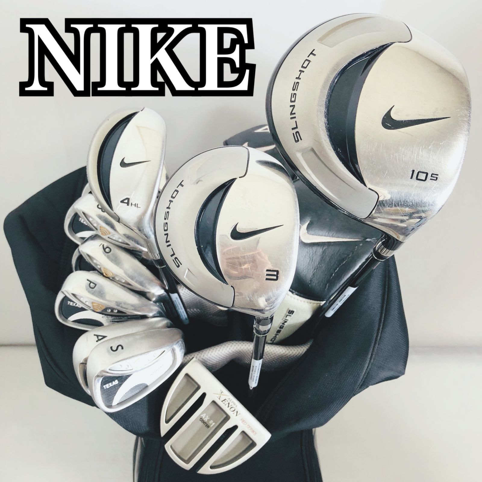 美品❗️超豪華❗NIKE/ナイキ スリングショット 初心者 イケメン ゴルフセット 楽天市場】【現品限り】【ゴルフ】【キャディバッグ付セット