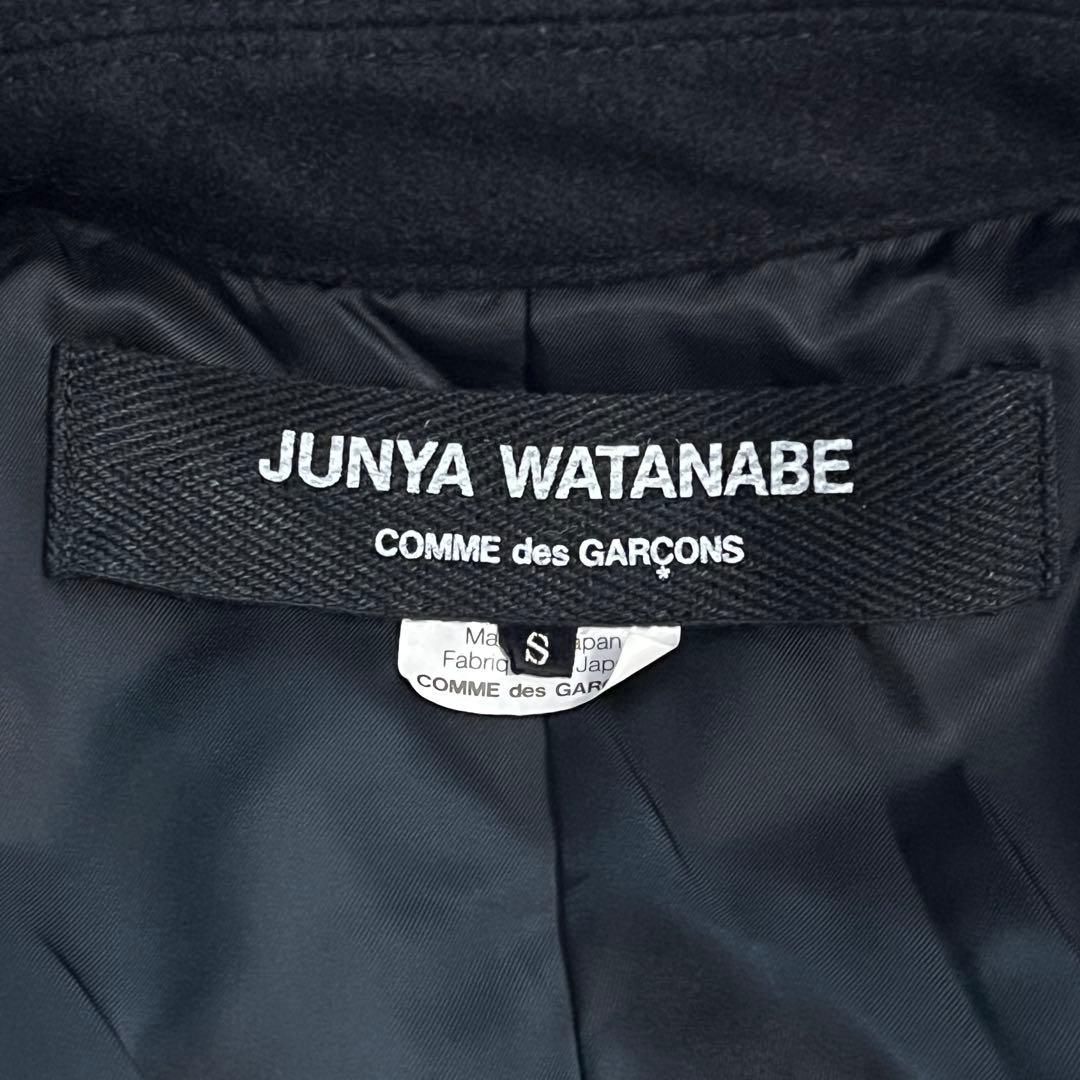 07AW】ジュンヤワタナベコムデギャルソン ウールライダースコート
