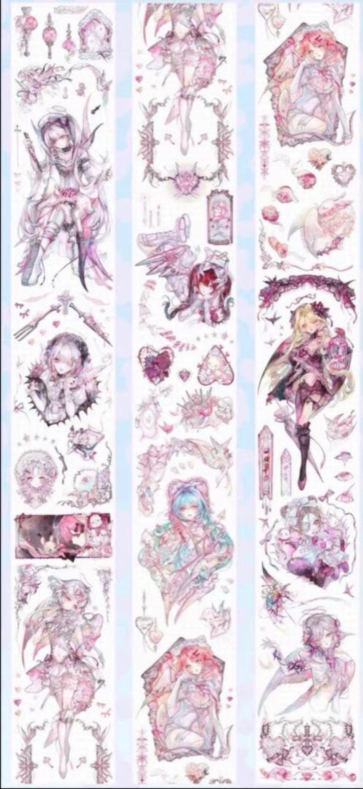 贝壳银 6.5cm×10m 甜吻 海外マスキングテープ 海外マステ 人物 - メルカリ