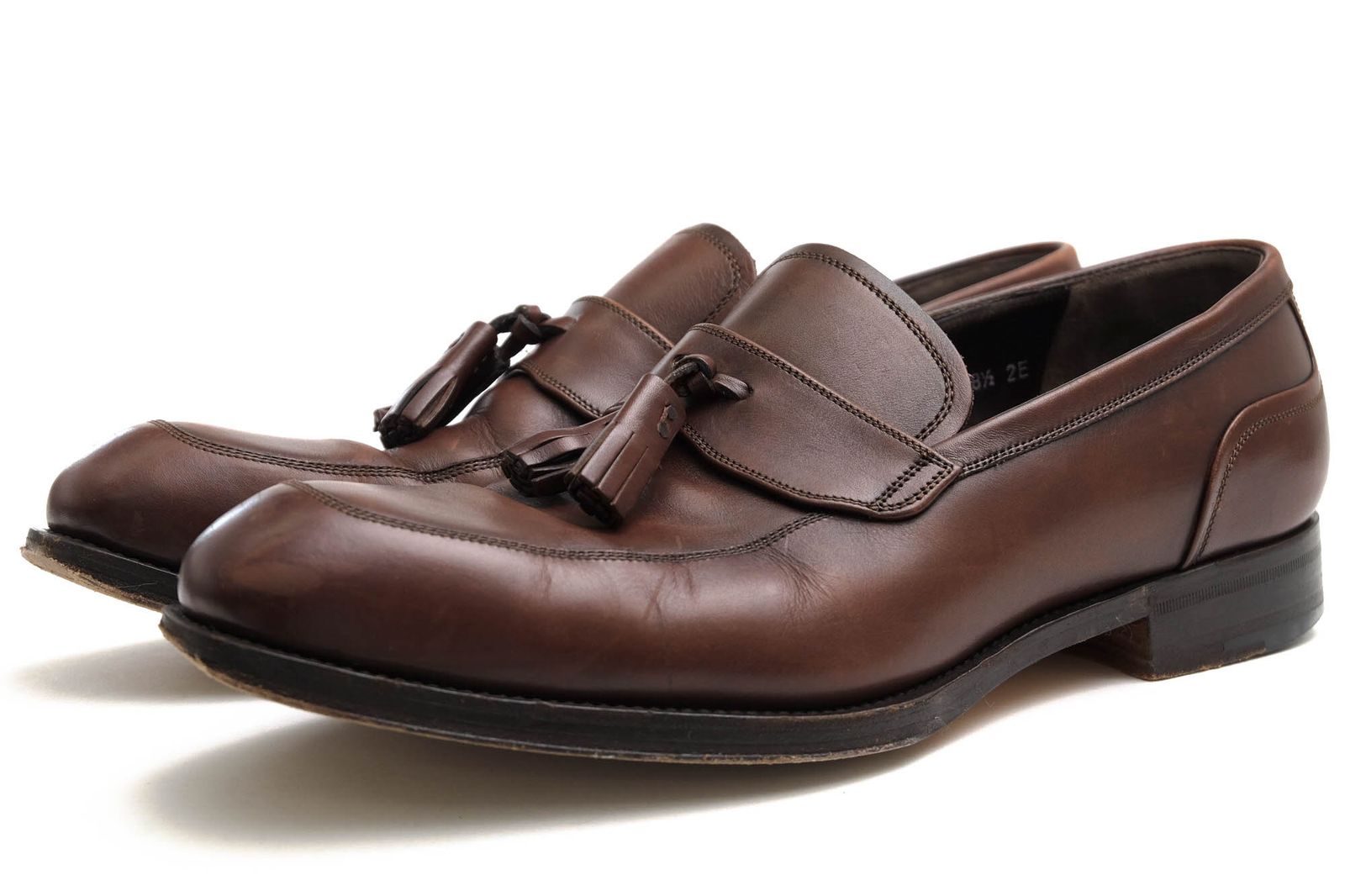 ○フェラガモ Salvatore Ferragamo Lavorazione Originale 牛革 カーフ タッセルローファー UG52705 マッケイ製法 メンズ 【中古】 中古 フェラガモ／Salvatore Ferragamo タッセルローファー シューズ 靴