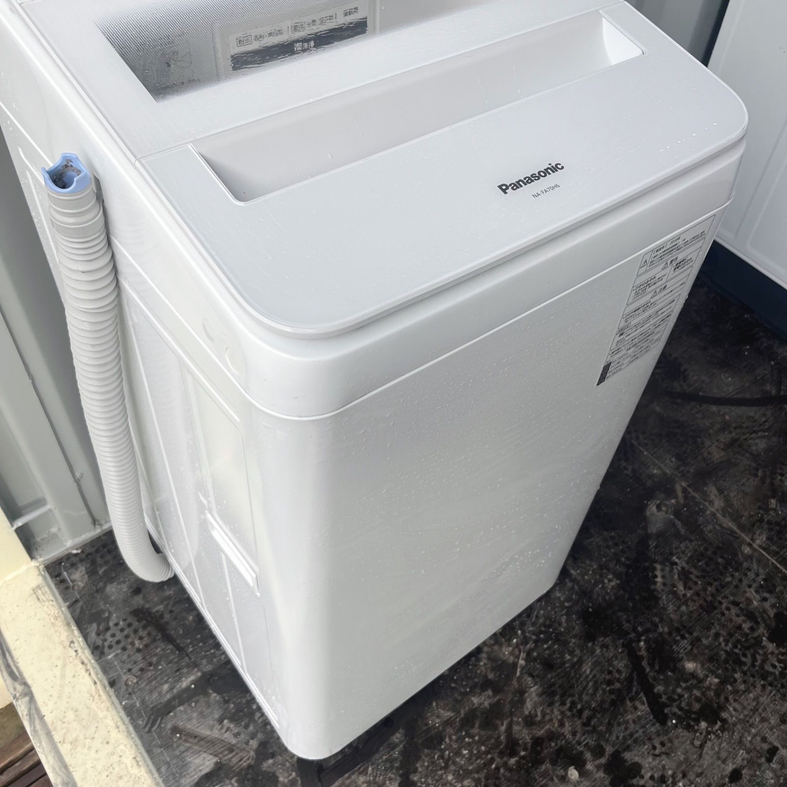 319取付無料！完動品！パナソニックエコナビ搭載シンプルホワイト7kg洗濯機 319取付無料！完動品！パナソニックエコナビ搭載シンプルホワイト7kg