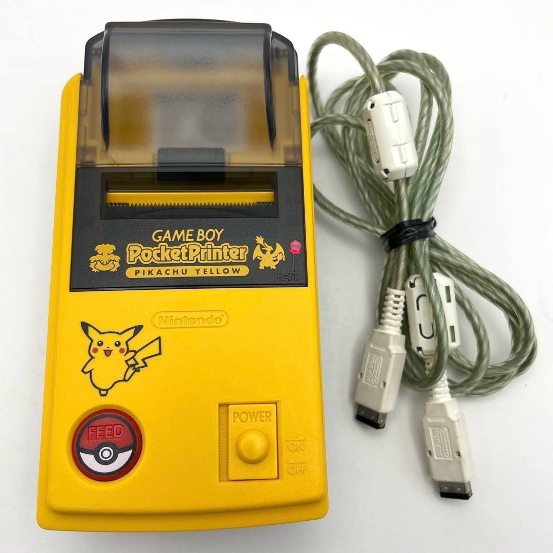 ゲームボーイ　ポケモンプリンター　ピカチュウイエロー GB用 ポケットプリンター ピカチュウ イエロー黄 限定カラー MGB-007