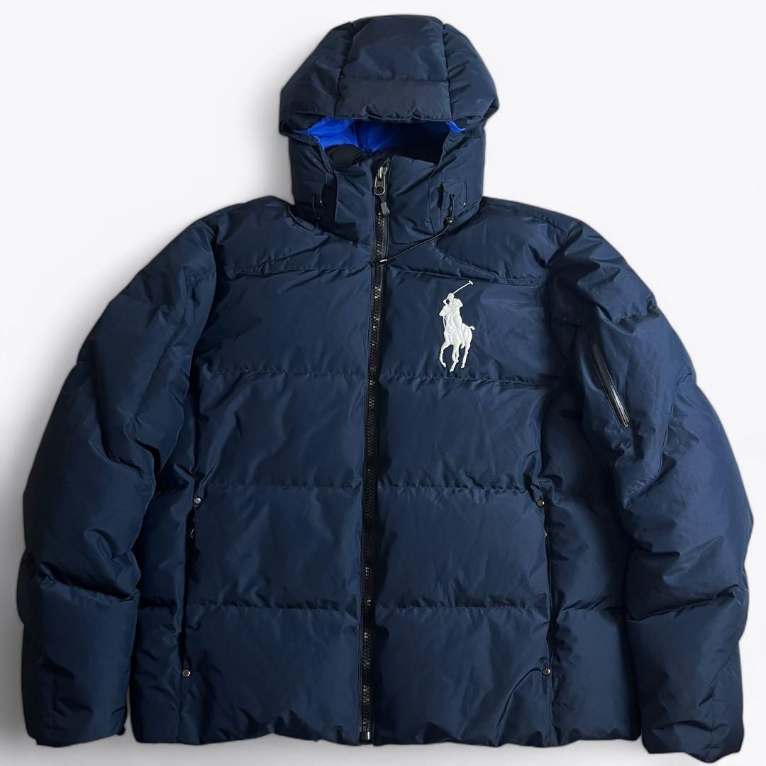 最終値下げ　ラルフローレン　ダウンジャケット　ネイビー　肉厚　ビッグポニー POLO RALPH LAUREN ビッグポニー ダウンジャケット ネイビー