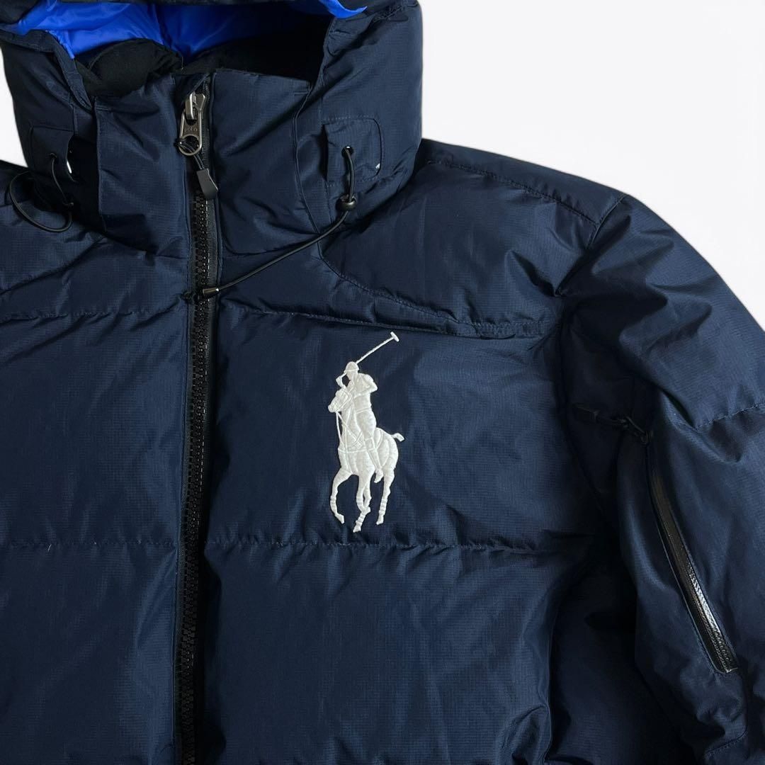 POLO RALPH LAUREN ビッグポニー ダウンジャケット ネイビー - メルカリ