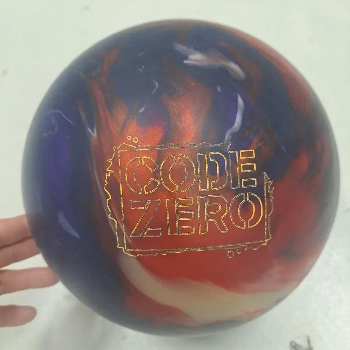 ボーリングボール-ストーム コードゼロ-フックボール-15パウンド-復元 