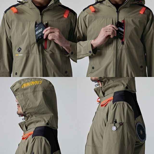 種類11：57：スティールグレー/XL バートル BURTLE 空調ウェア