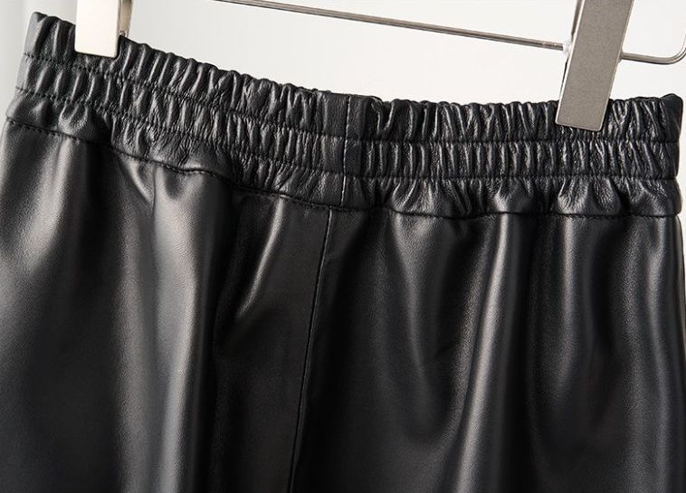 レディース高級 本革↑超ソフトなラムレザースカート黒☆ラムレザースカート レディース高級 本革↑超ソフトなラムレザースカート黒☆ラムレザー