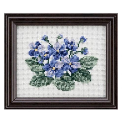 5営業日で発送 COSMO コスモ 四季折々の花だより セントポーリア 11月 刺しゅうキット 7631 入数 5