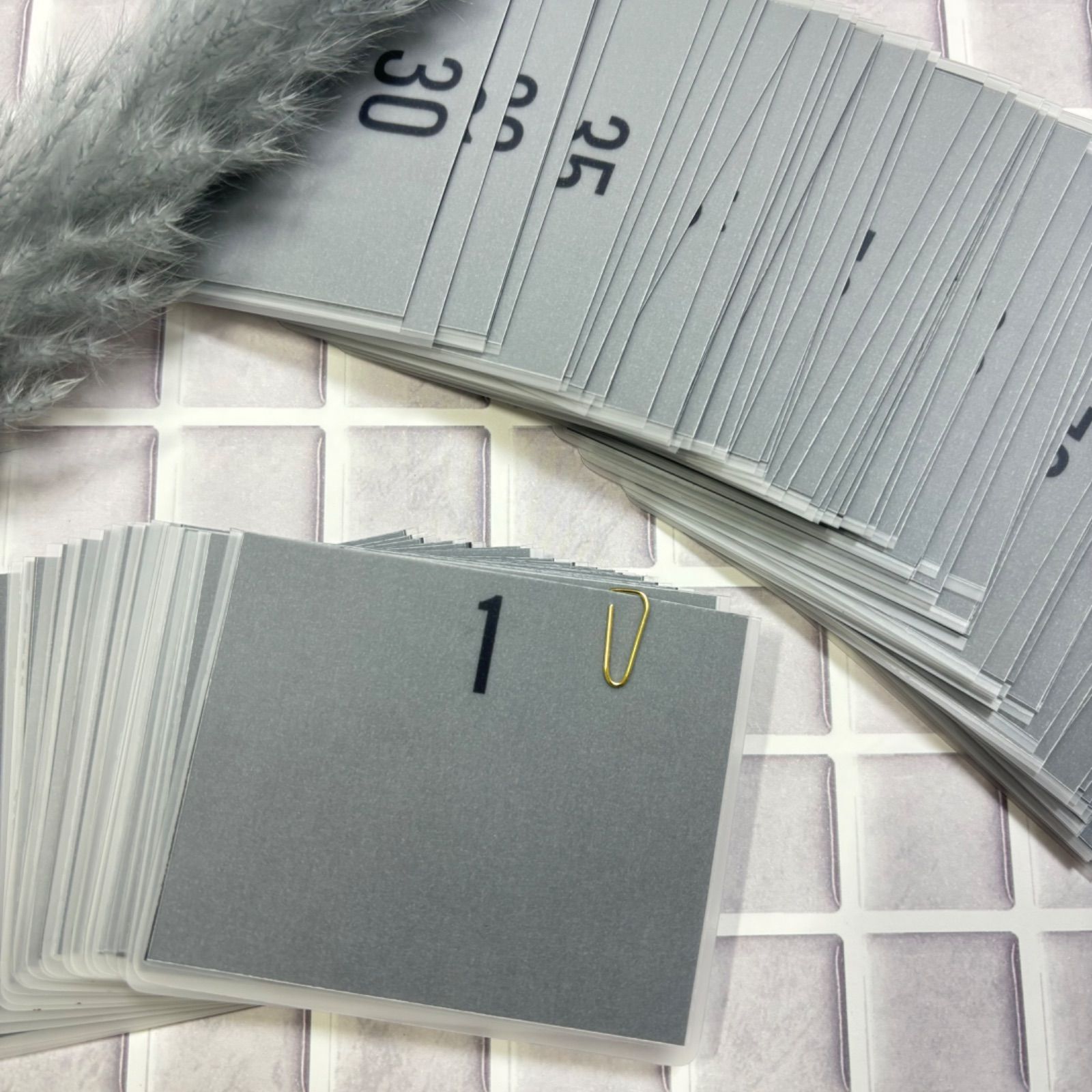 三つ折り 貯金リフィル 100日 savingチャレンジ