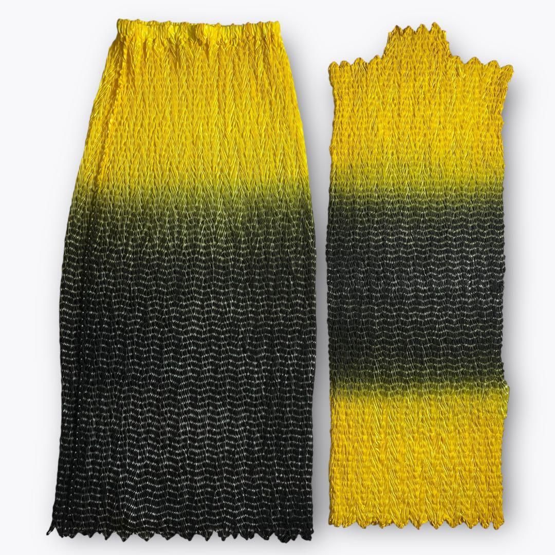 96 SS ISSEY MIYAKE プリーツ グラデーション セットアップ