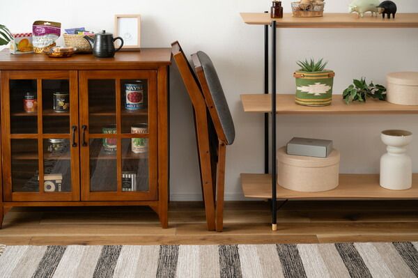 フォールディング チェア 椅子 イス 折りたたみチェア 折りたたみ椅子 フォールディングチェア フォールディング 折りたたみ 木製 天然木 コンパクト スリム ナチュラル 北欧 モダン ブラウン 茶色 グレー MARWIL-DEMENAGEMENTS_CH