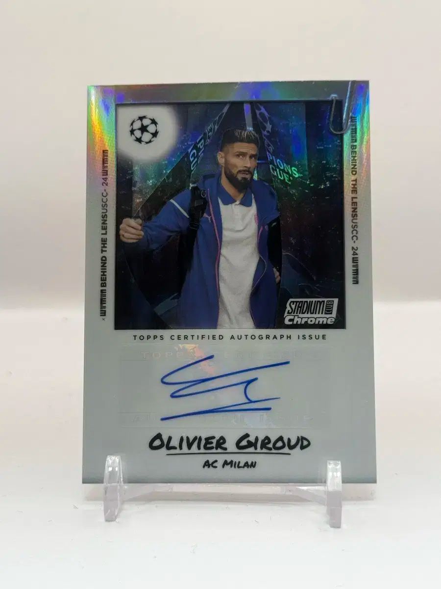 オリヴィエ・ジルー直筆サインユニフォーム オリヴィエ・ジルー直筆