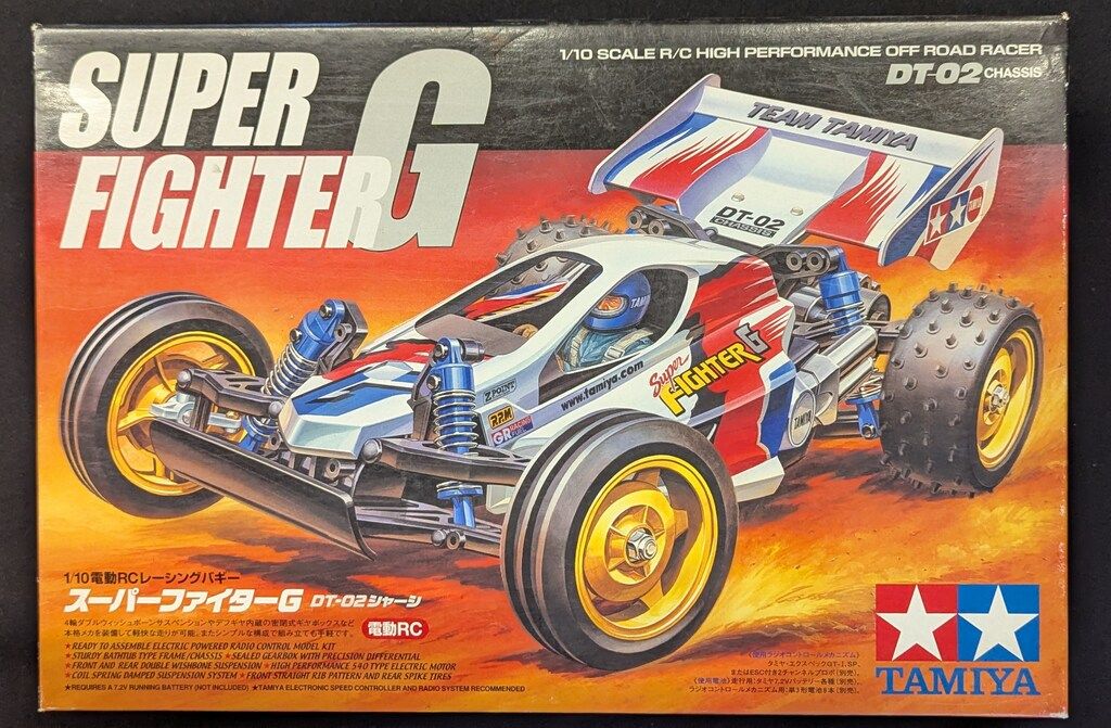 タミヤ 1 10 電動RCレーシングバギー スーパーファイターG 電動RCレーシングバギー 58340