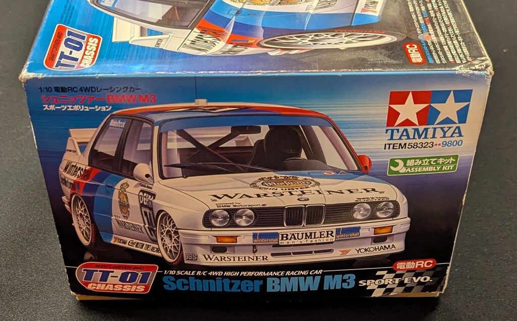 タミヤ 1 10電動RCカー シュニッツァーBMW M3 SPORT EVO TT-01 58323