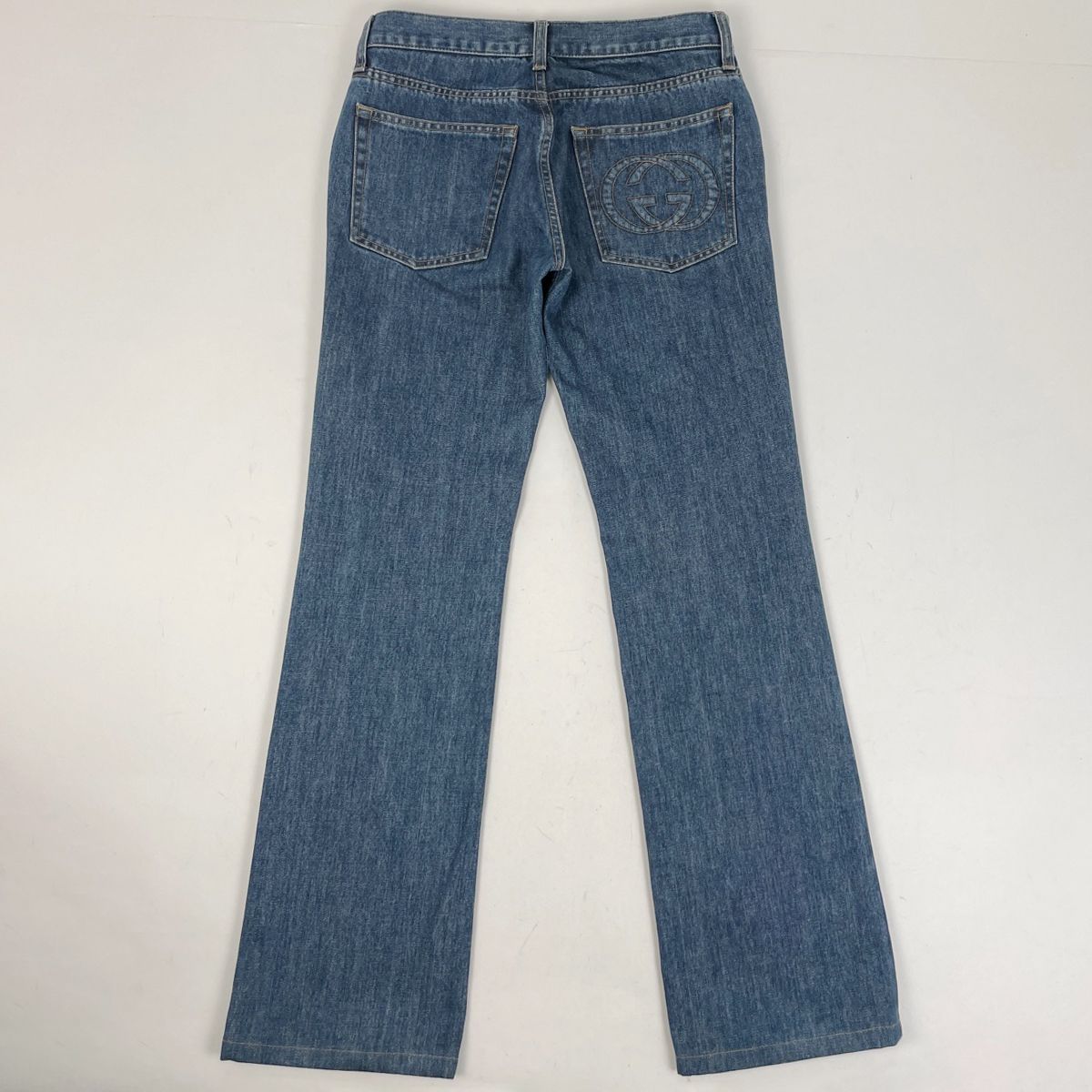 グッチ GUCCI GGロゴ デニムパンツ ストレート ボトムス デニムパンツ 