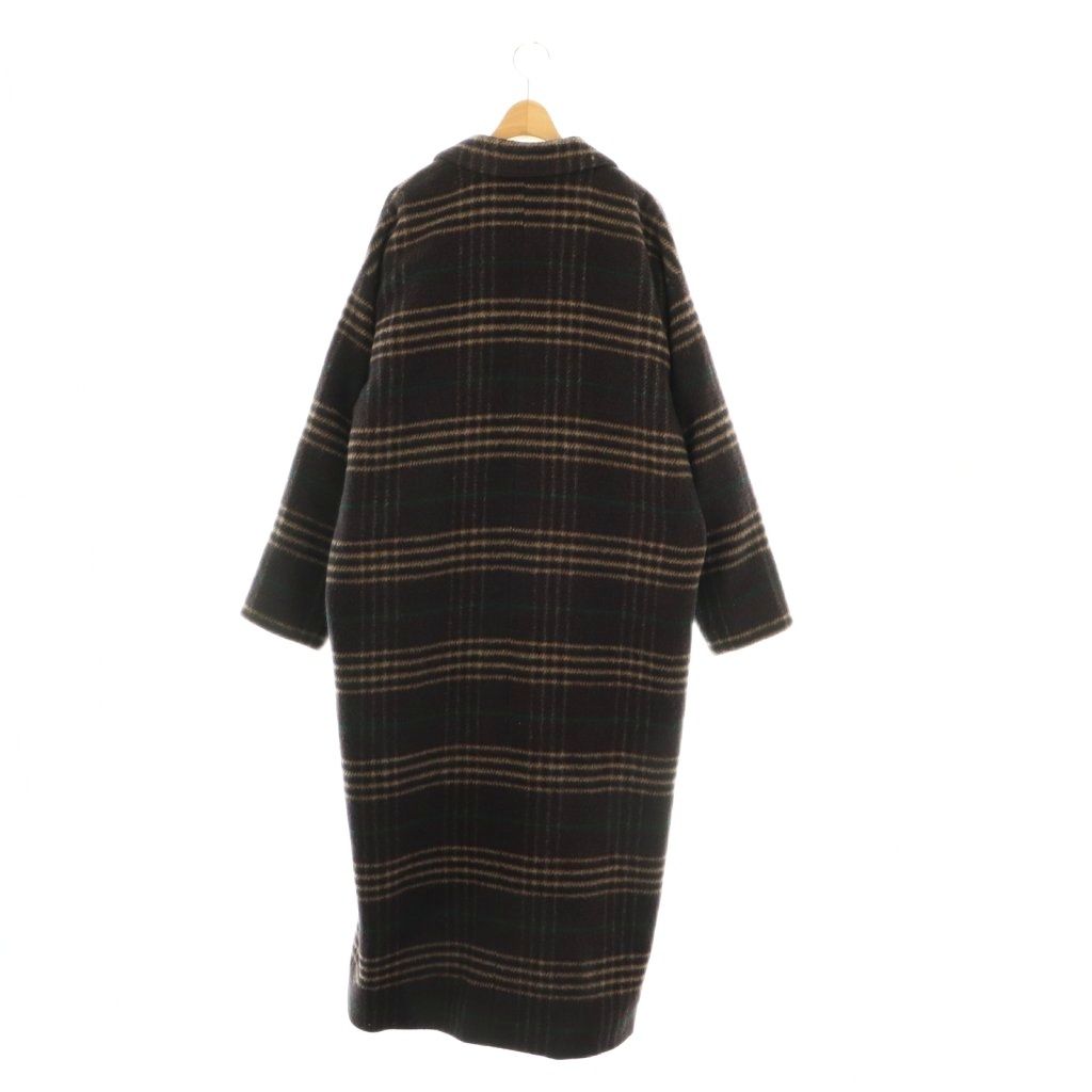 RIM.ARK】Recycle wool check over CT - ロングコートセール アウトレット