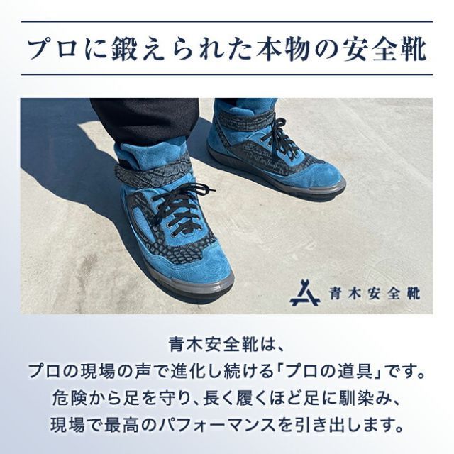 種類6：RB：レッド×ブラック/27.0cm 青木 安全靴 ZR-21 | ハイカット