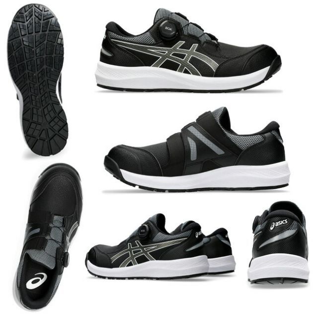 種類42：100：ホワイト×ブラック/30.0cm アシックス asics 安全靴 作業 