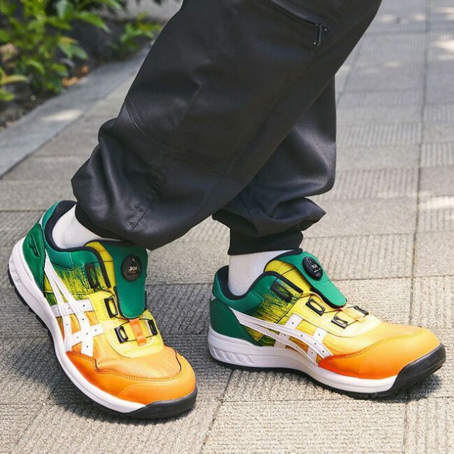 種類21:[21]U750：Gイエロー×ブラック/25.5cm 安い アシックス 安全靴