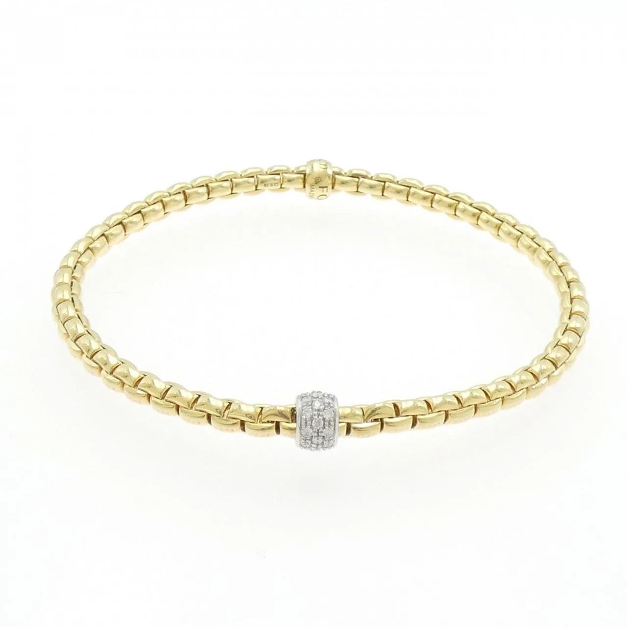 【T様】FOPE ゴールドブレスレット 0.10ctダイヤモンド FOPE ゴールドブレスレット 0.10ctダイヤモンド 2025年最新】FOPE